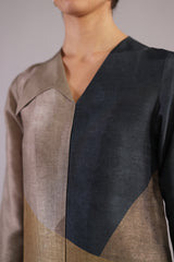 Botanica Grey & Beige Kurta Set