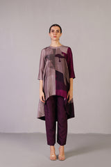 Floro Mulberry Purple Co-ord Set