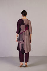 Floro Mulberry Purple Co-ord Set