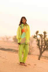 Prism Circlet Neon Green