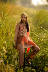 Prism Fern Brown & Orange