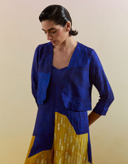 Omen Azure & Amber Jumpsuit (with Jacket)