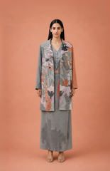 Ikat Flow Jacket Dress