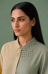 Ikat Cutwork Flow Dress