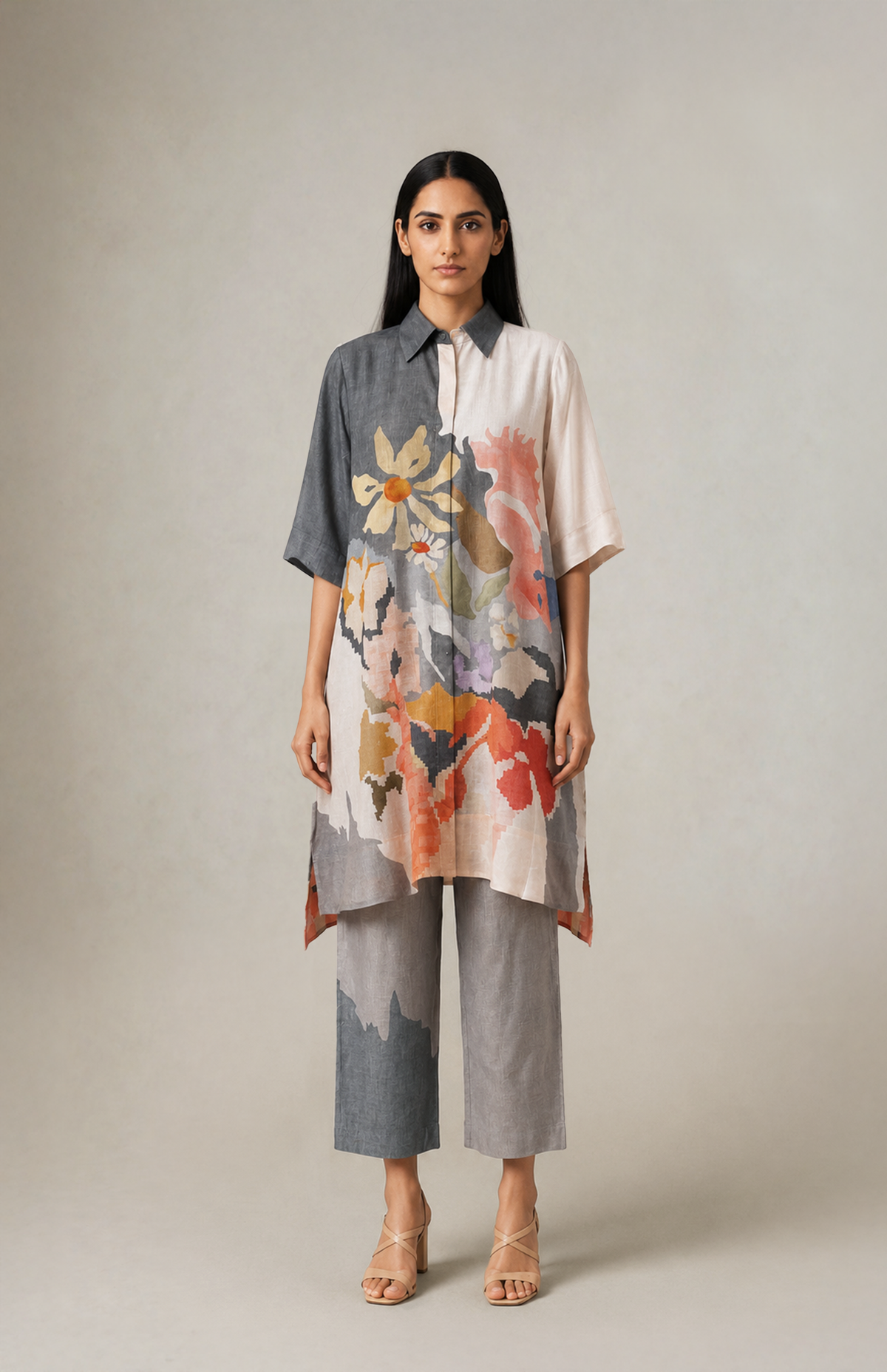 Ikat Kurta Set