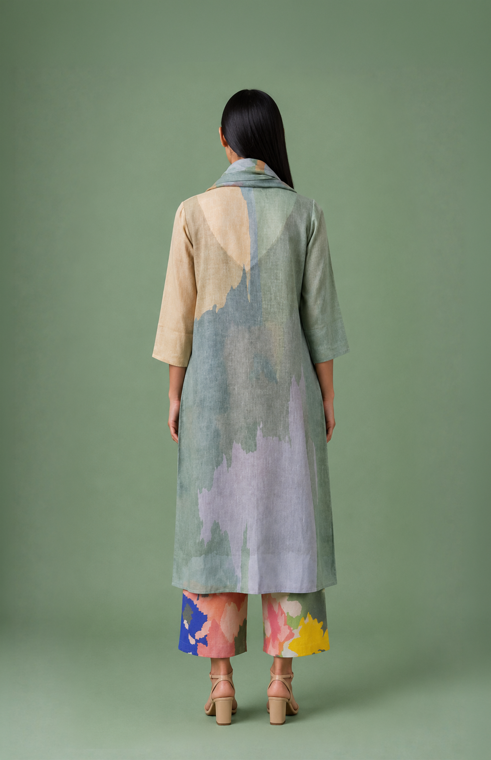 Ikat Stole Set