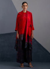 Vineyard Black & Ruby Jacket Set