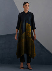 Omen Midnight & Gold Kurta Set