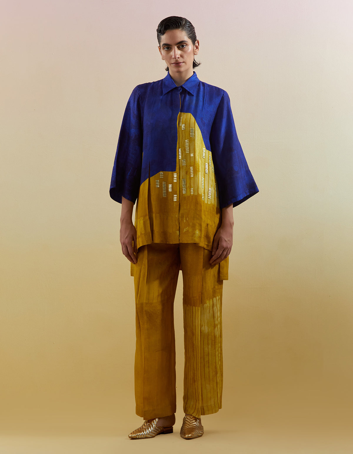 Omen Azure & Amber Co-Ord Set