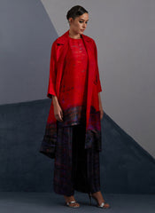 Vineyard Black & Ruby Jacket Set