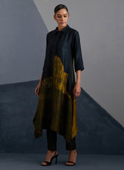 Omen Midnight & Gold Kurta Set