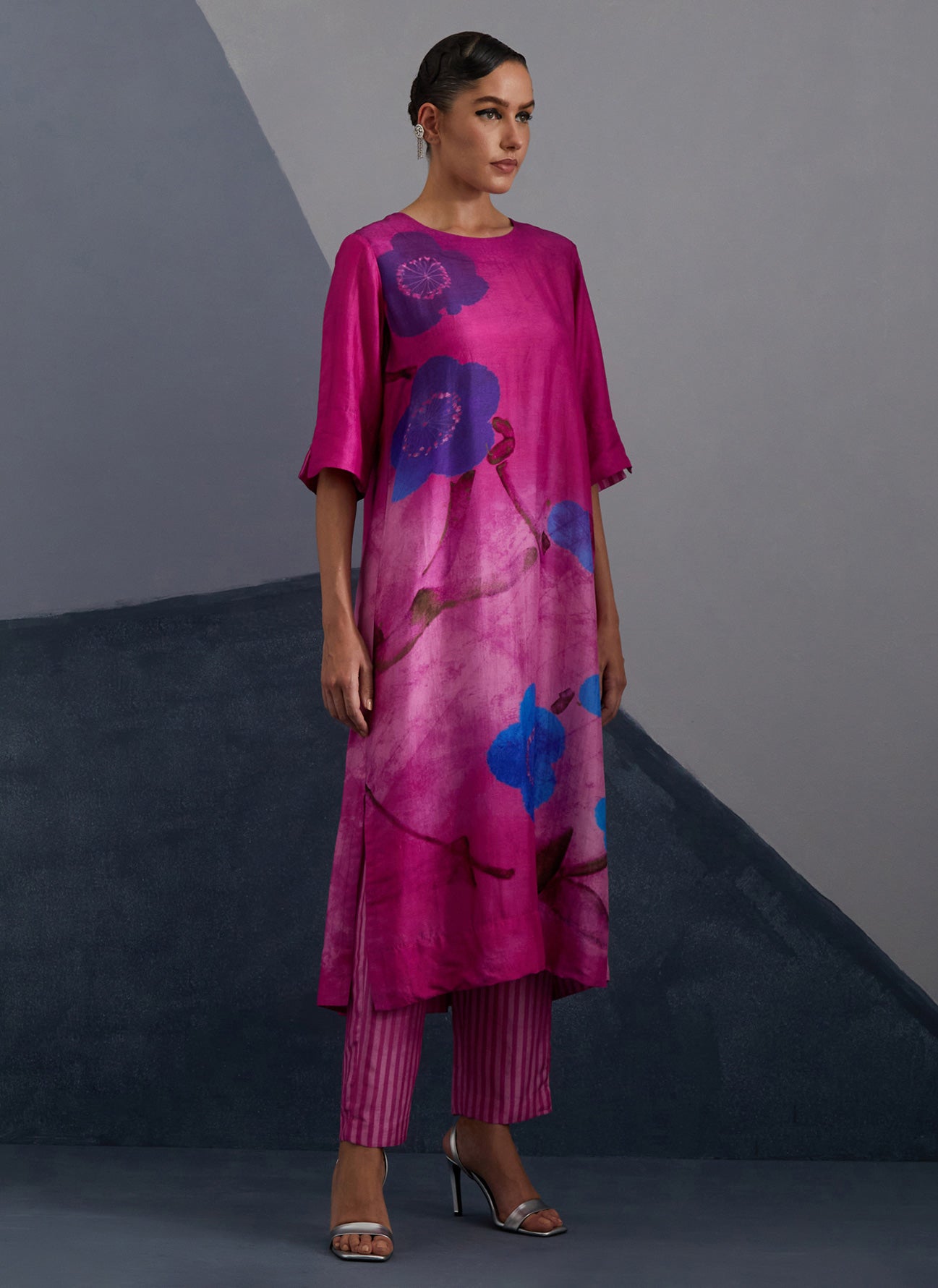 Vineyard Magenta Kurta Set