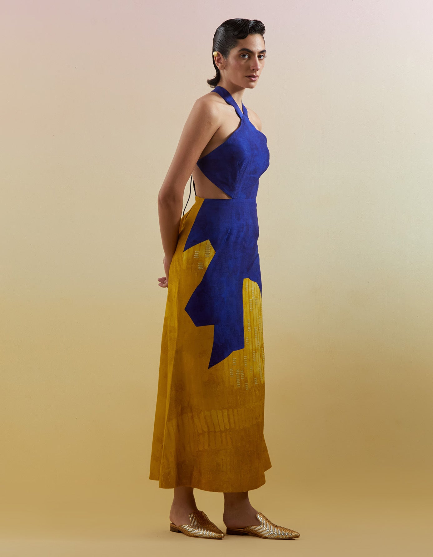 Omen Azure & Amber Dress
