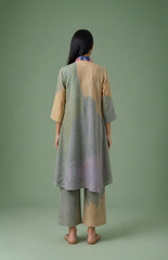 Ikat Cutwork Tunic Set