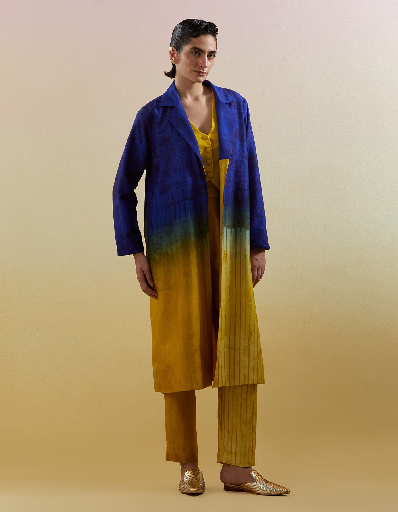 Omen Azure & Amber Jacket Set