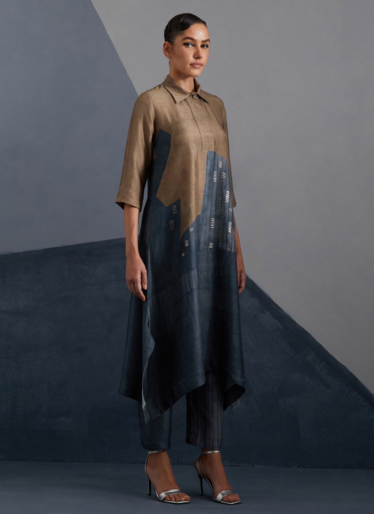 Omen Terra & Slate Kurta Set