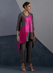 Zenith Graphite & Magenta Co-Ord Set