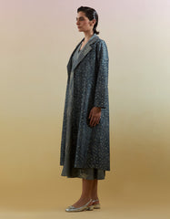 Scribe Indigo & Slate Dress (with Jacket)
