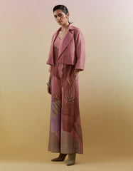 Gliss Dusty Pink & Grey Jumpsuit Set