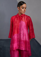 Omen Vermilion & Fuchsia Co-Ord Set