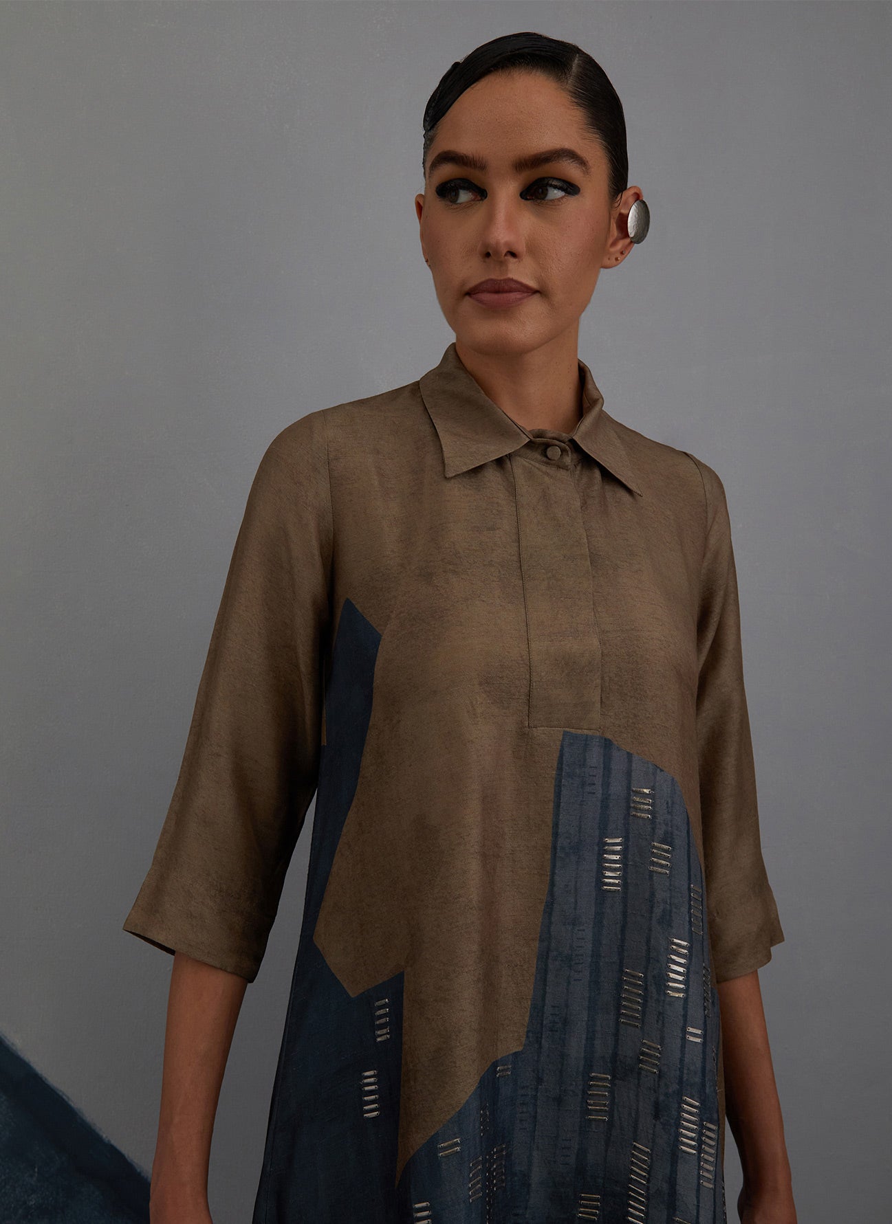 Omen Terra & Slate Kurta Set