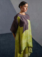 Omen Moss & Coffee Kurta Set