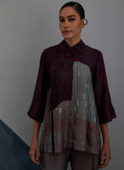 Omen Aubergine & Teal Co-Ord Set