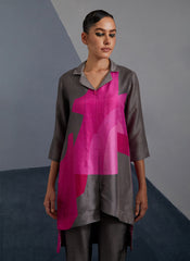 Zenith Graphite & Magenta Co-Ord Set