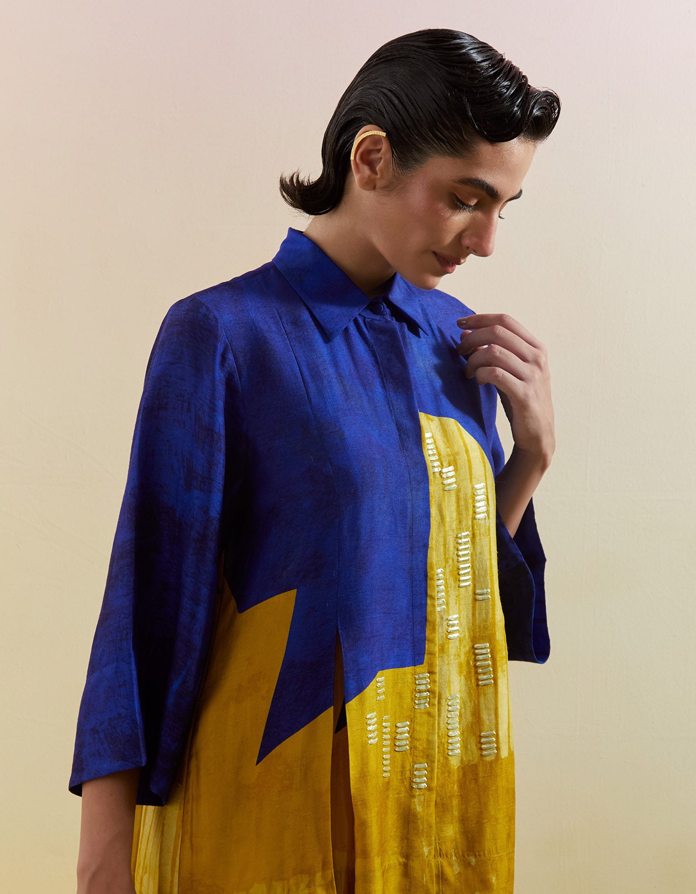 Omen Azure & Amber Co-Ord Set