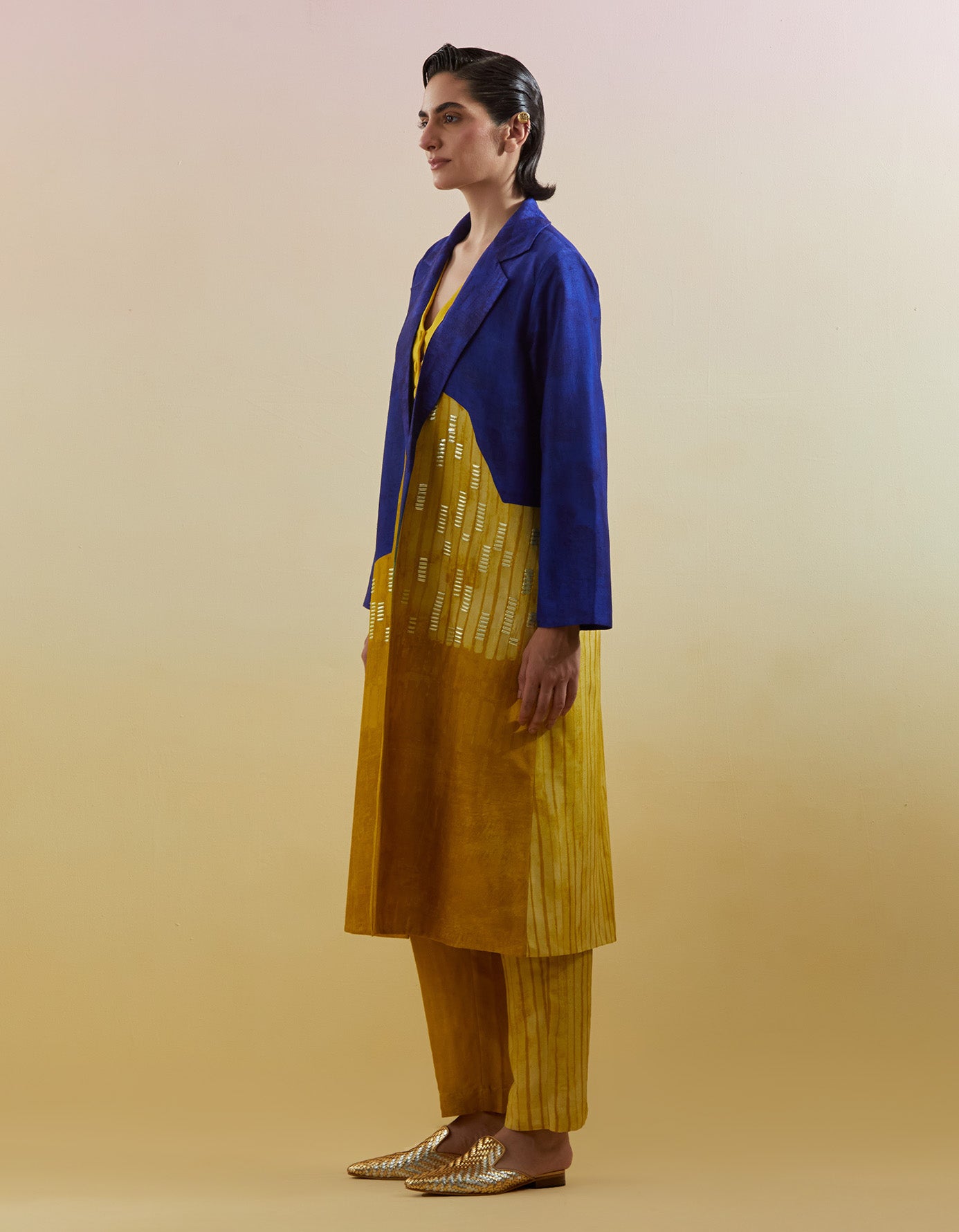 Omen Azure & Amber Jacket Set