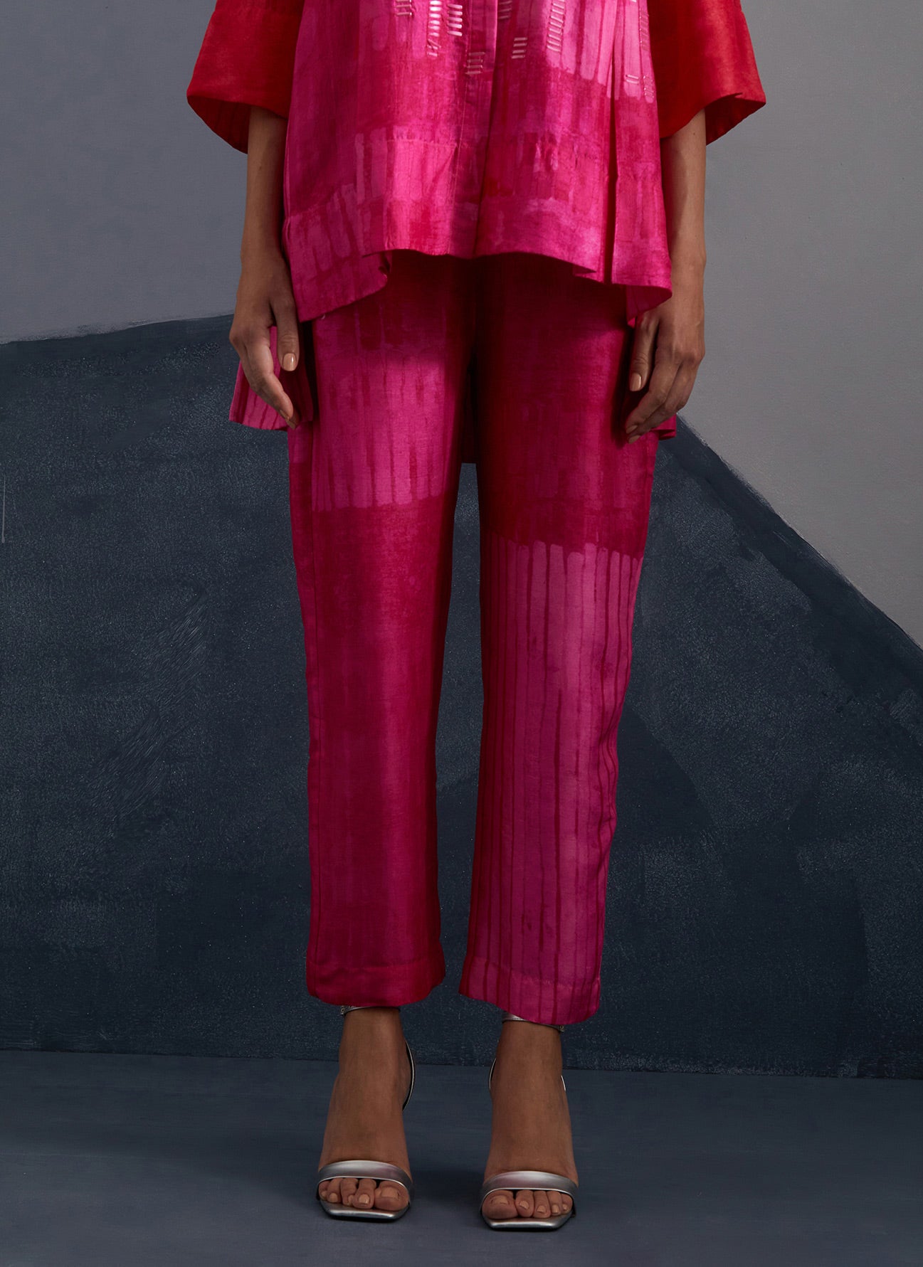 Omen Vermilion & Fuchsia Co-Ord Set