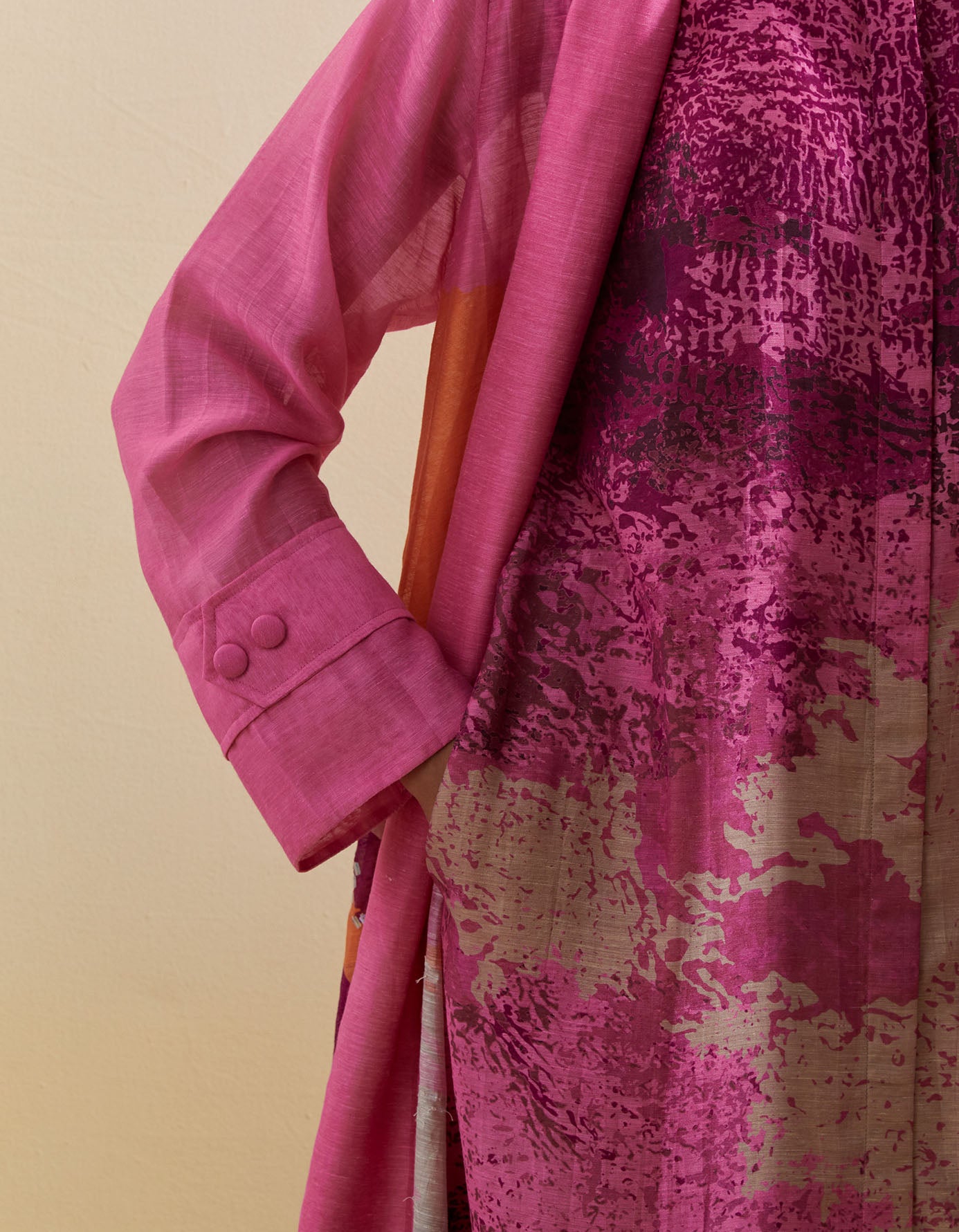 Gliss Pink & Purple Jacket Set