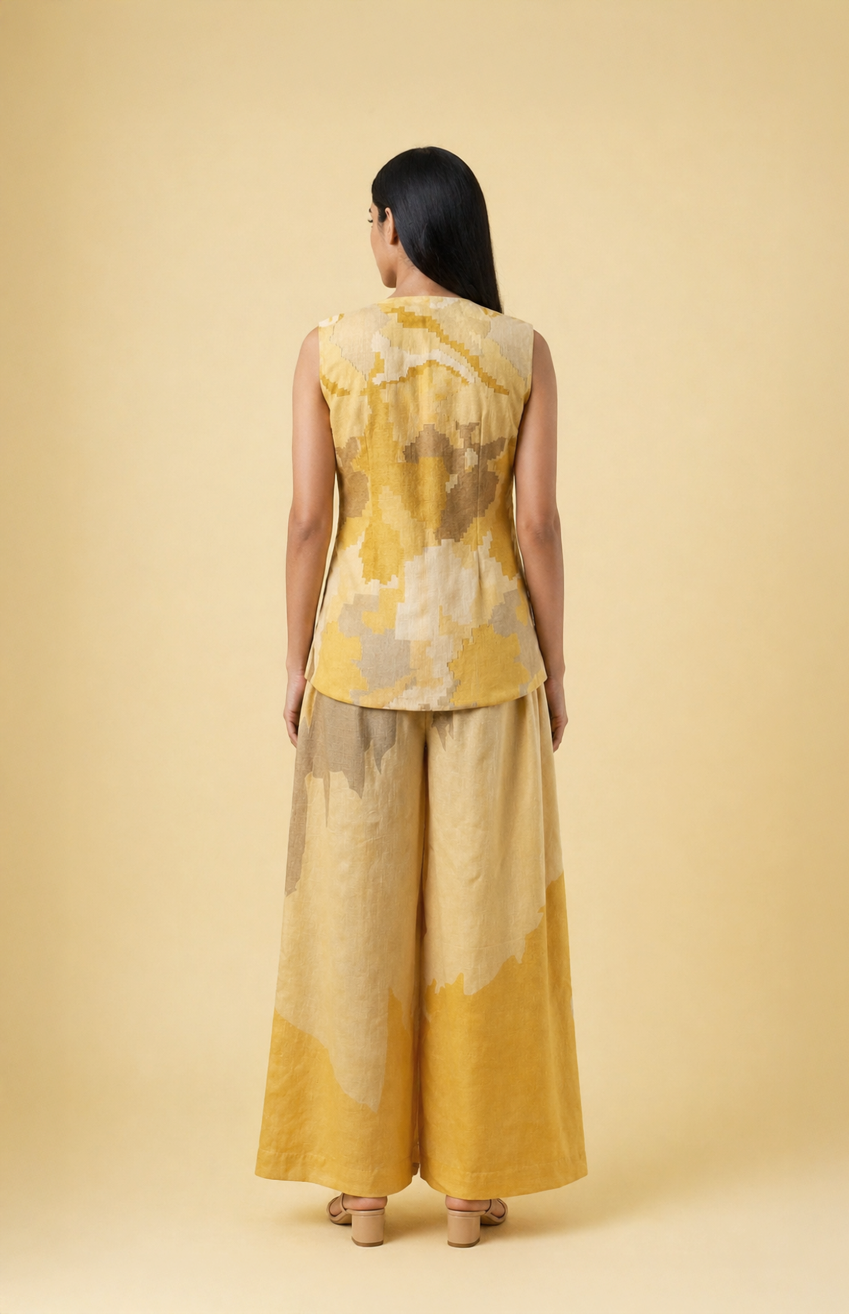 Ikat Cutwork Co-Ord Set