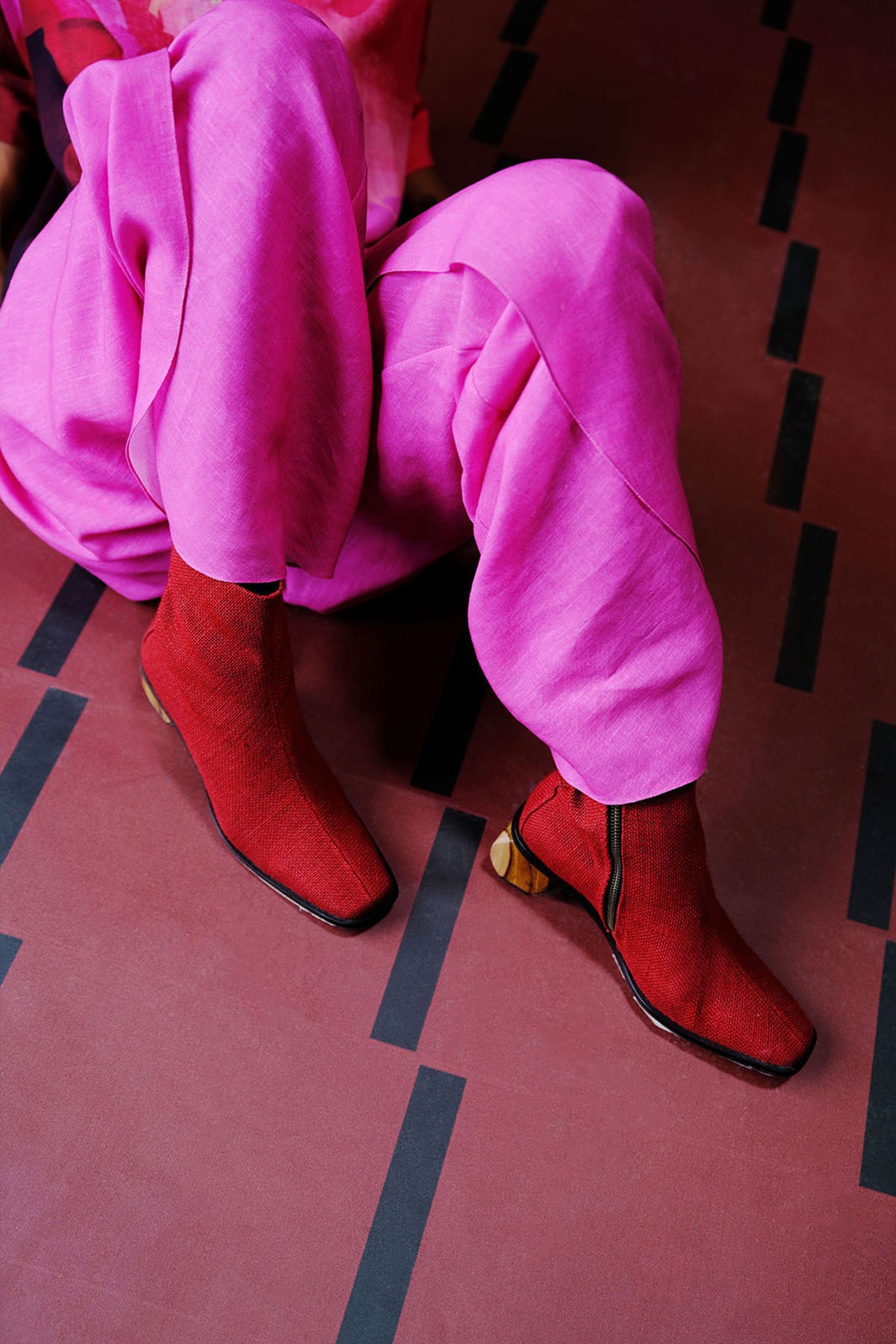 Diffuse Fuchsia Pink Co-ord Set
