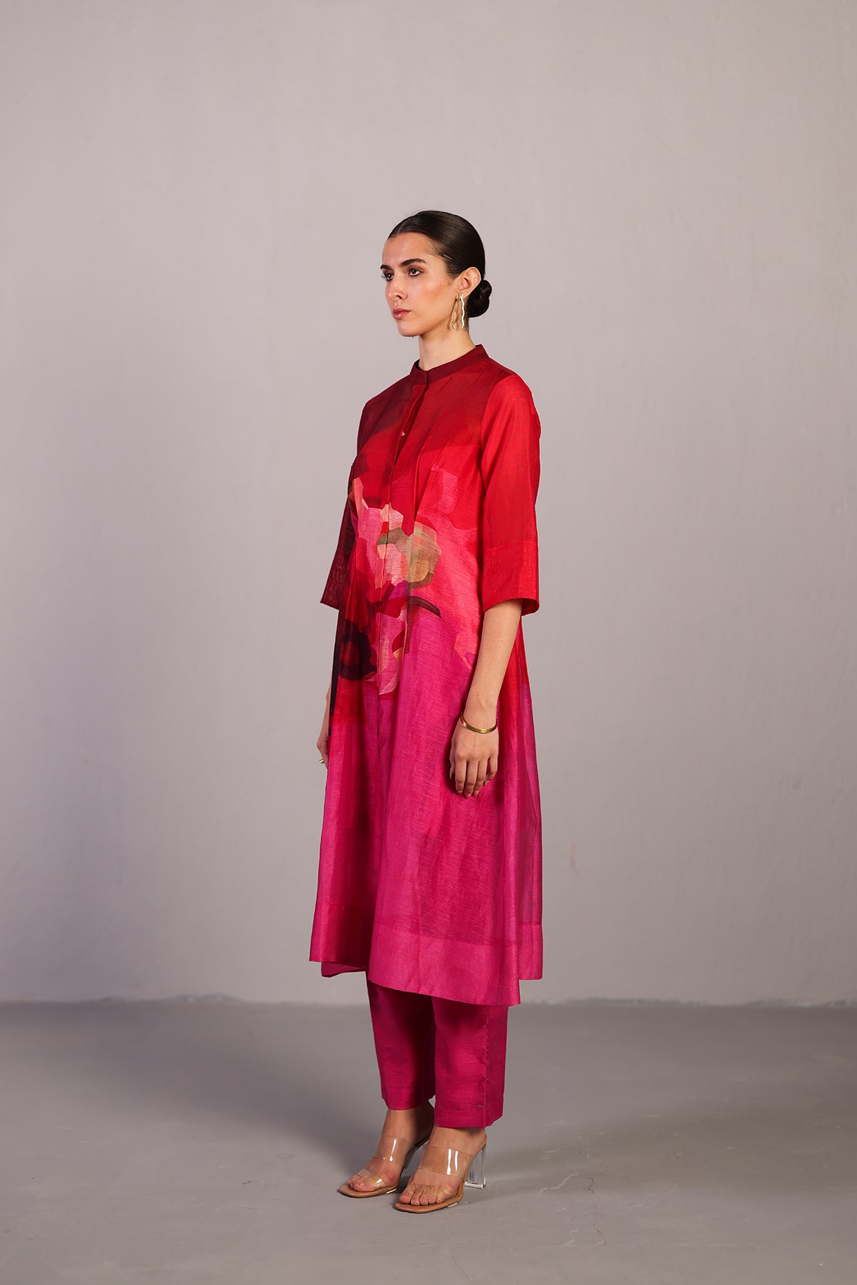 Diffuse Fuchsia Pink Dress