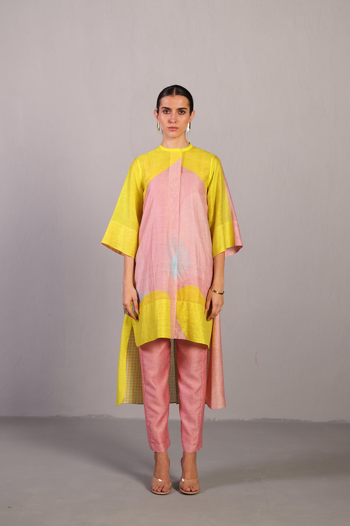 Ripple Soft Pink & Bright Yellow
