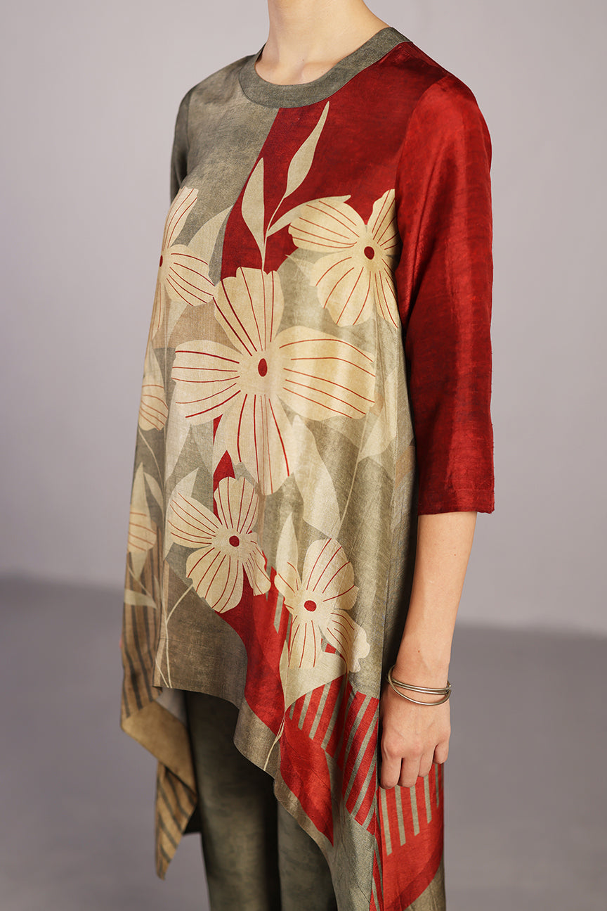 Botanica Wine & Grey Co-ord Set
