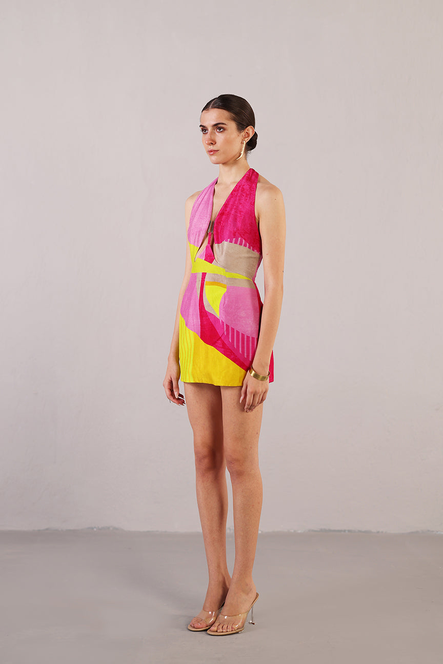 Botanica Pink & Yellow Dress