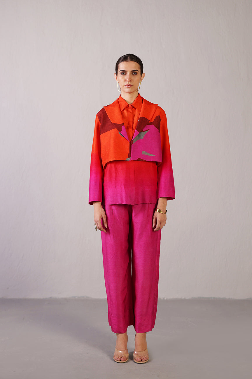 Ridge Orange & Red Co-Ord Set