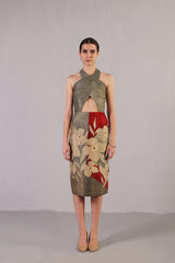 Botanica Wine & Grey Dress