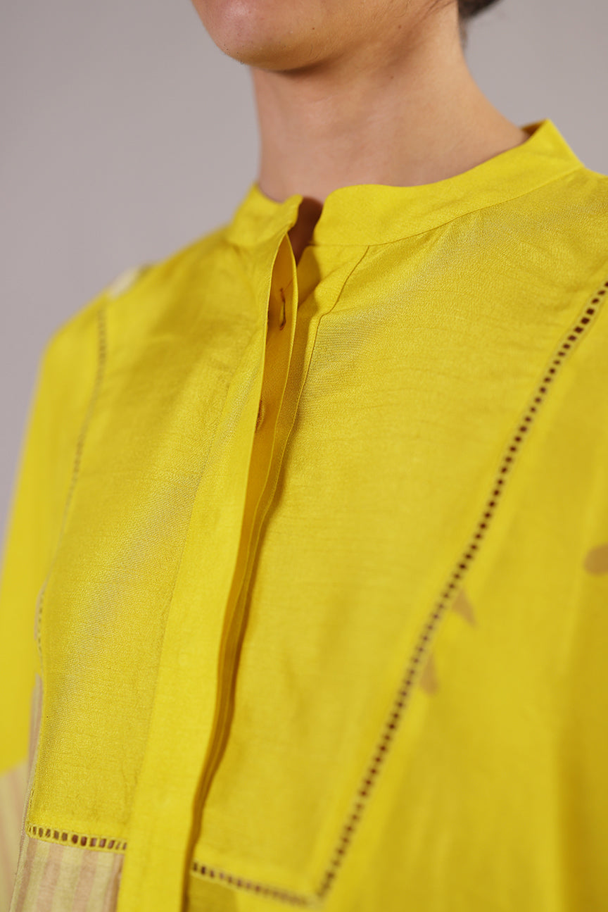 Stria Lemon Yellow Co-Ord Set