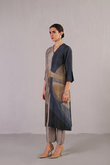 Botanica Grey & Beige Kurta Set