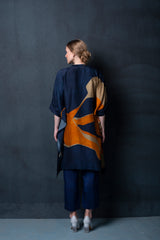 Balance Mosaic Navy & Orange