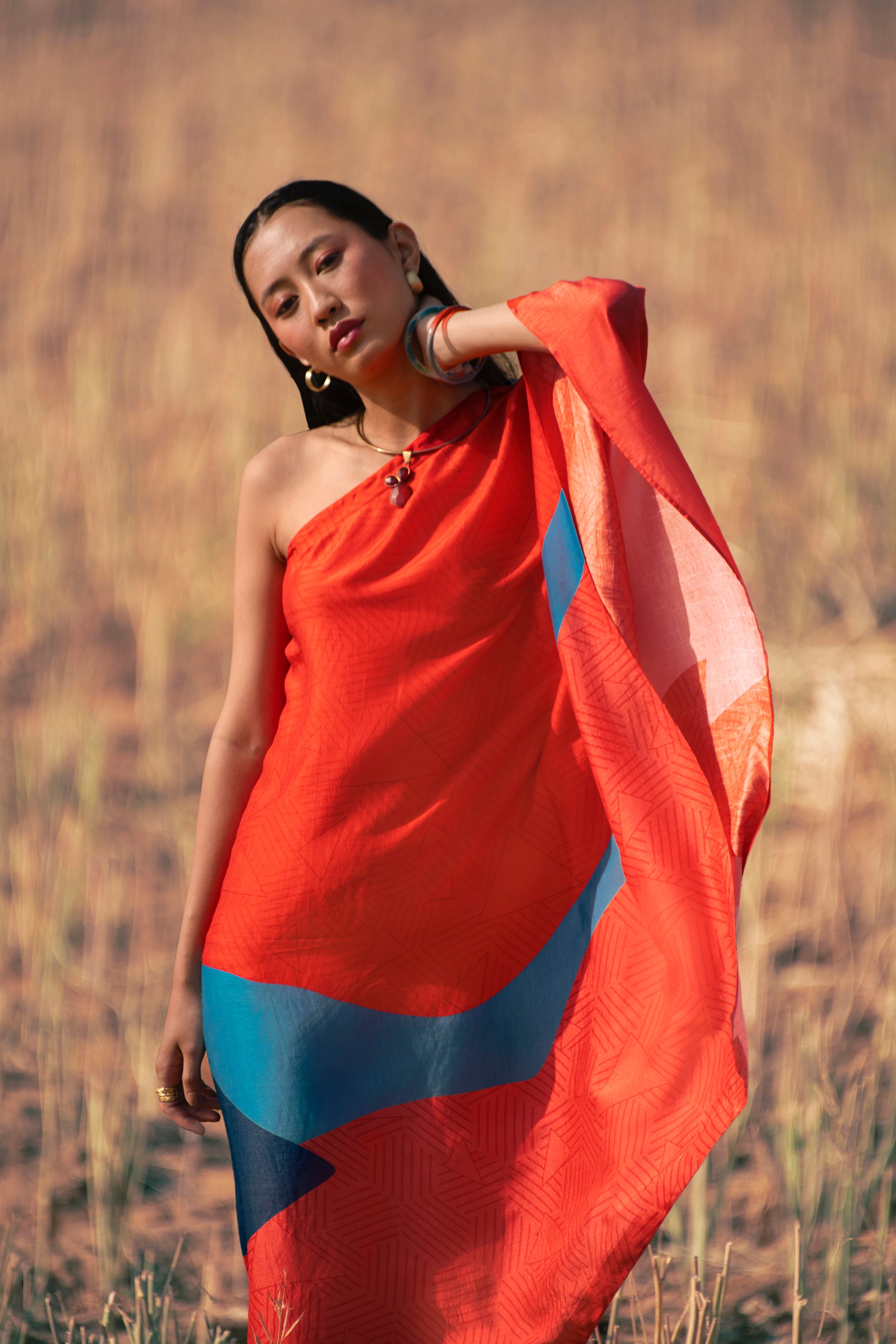 Prism Geometric Red