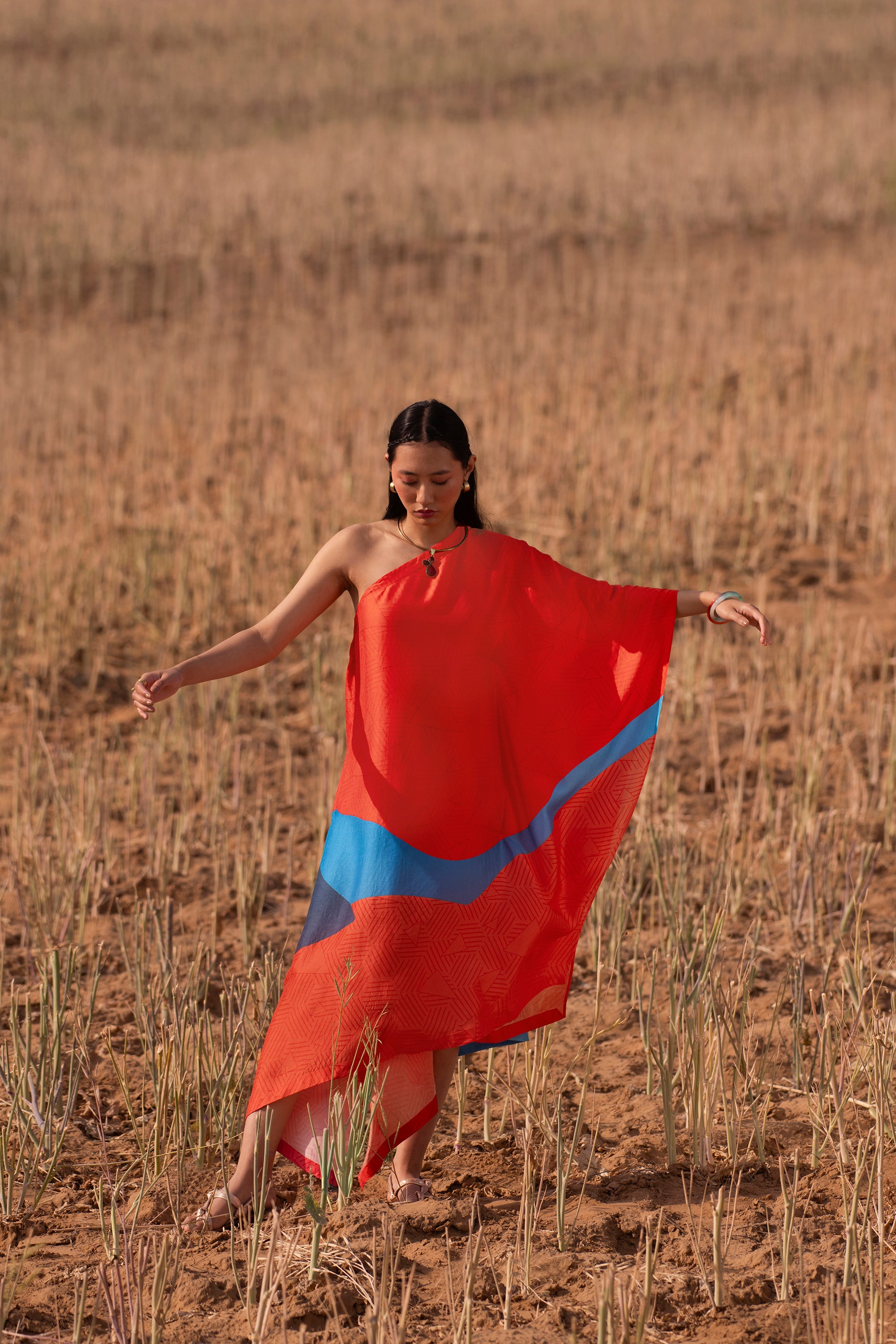 Prism Geometric Red