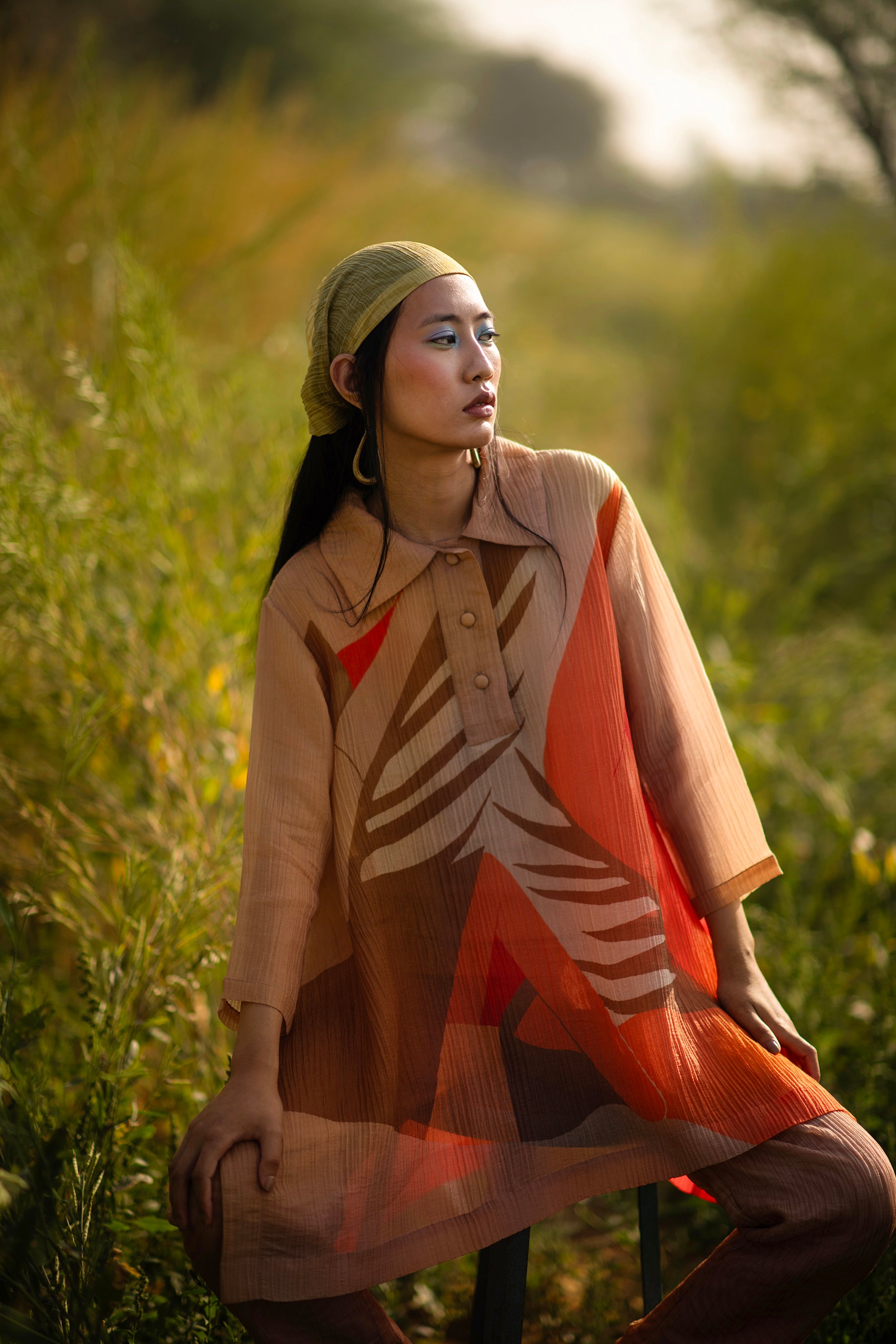 Prism Fern Brown & Orange