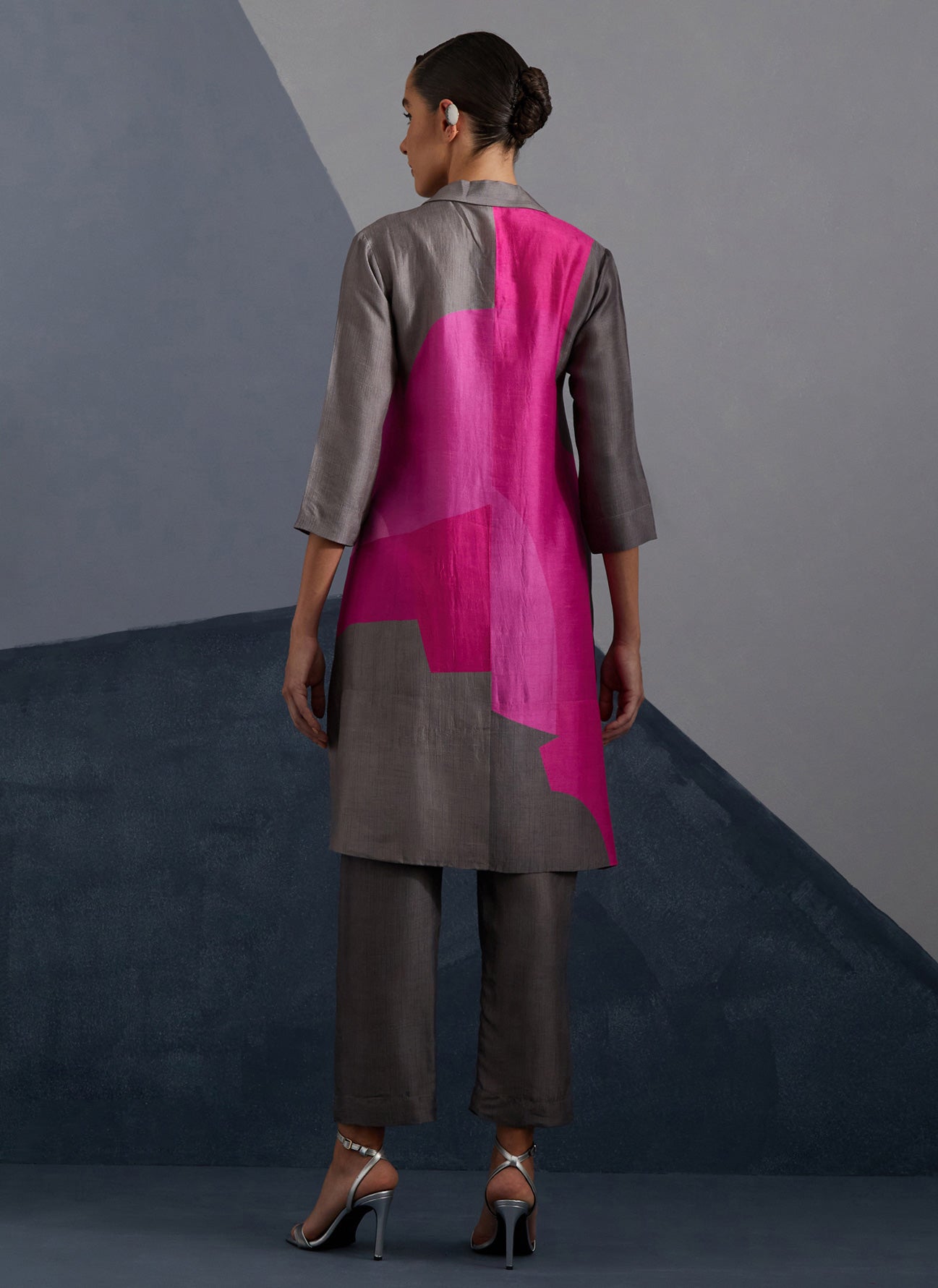 Zenith Graphite & Magenta Co-Ord Set