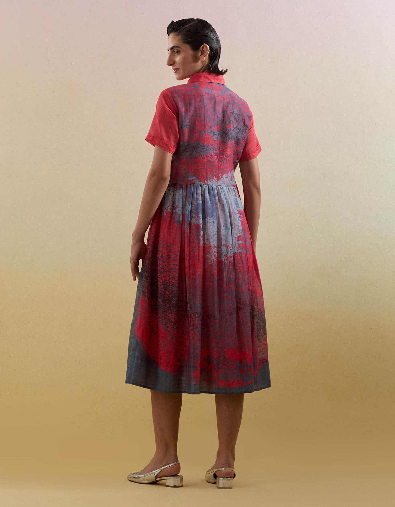 Gliss Pink & Grey Dress